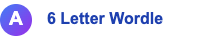 6 Letter Wordle  logo