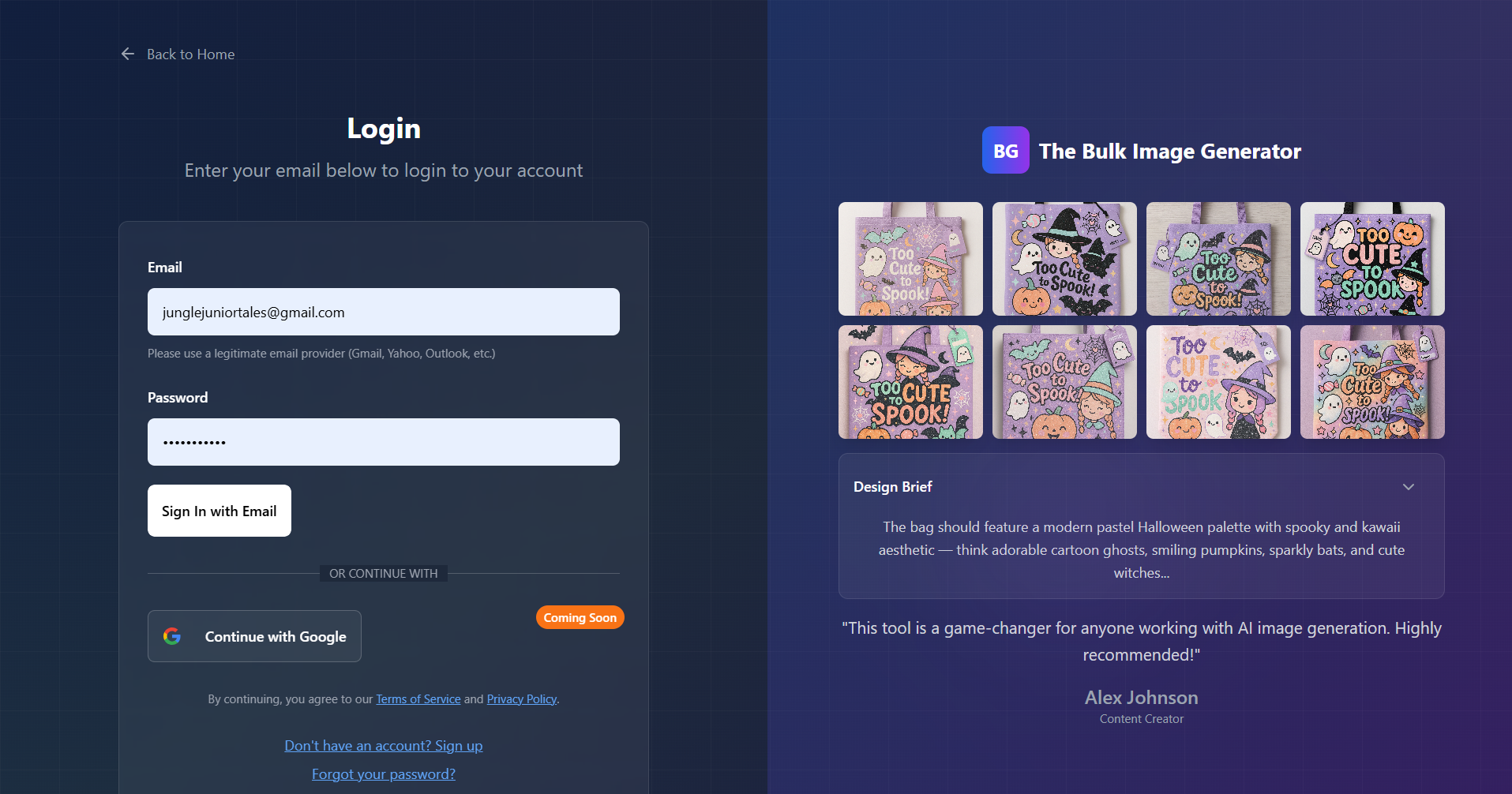 The Bulk Image Generator