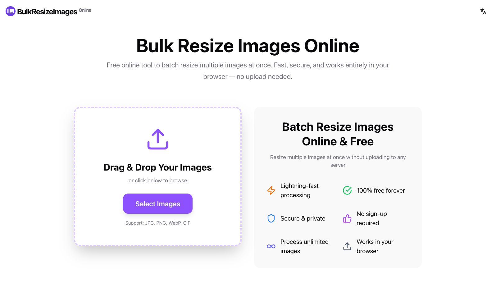 BulkresizeImages Online