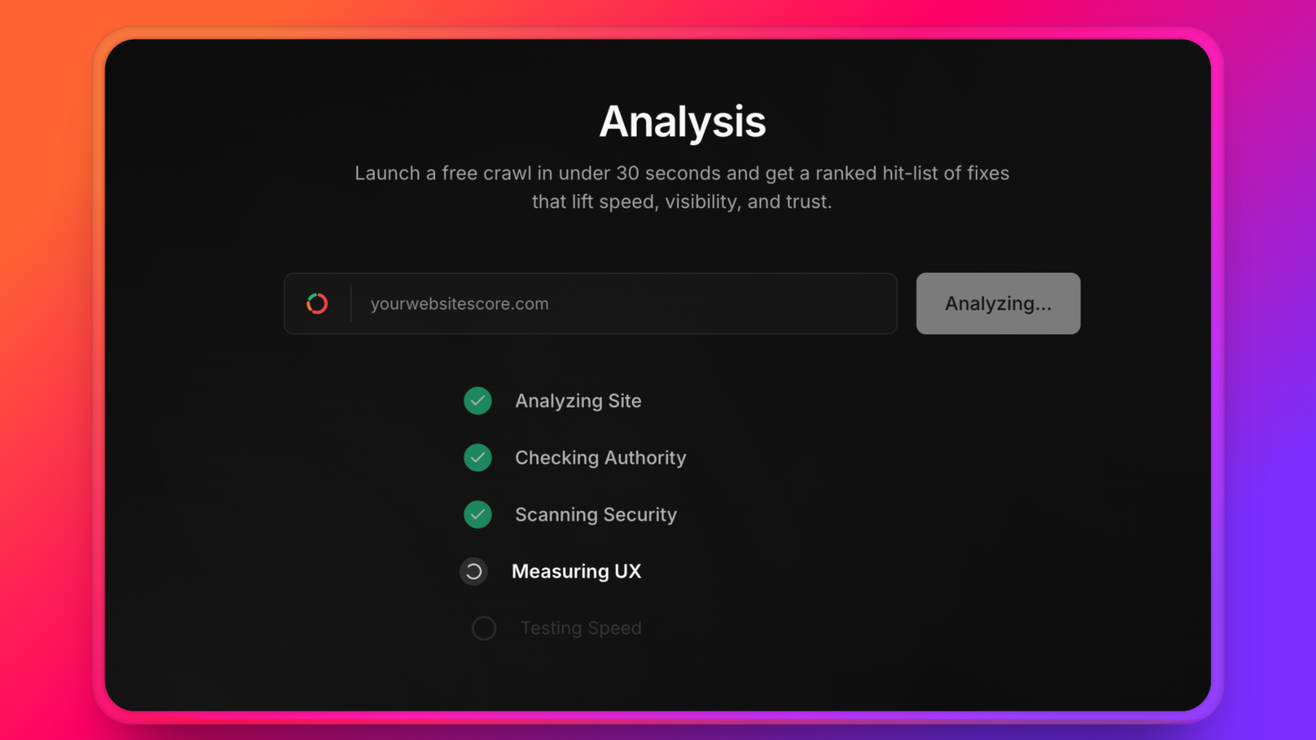 YourWebsiteScore