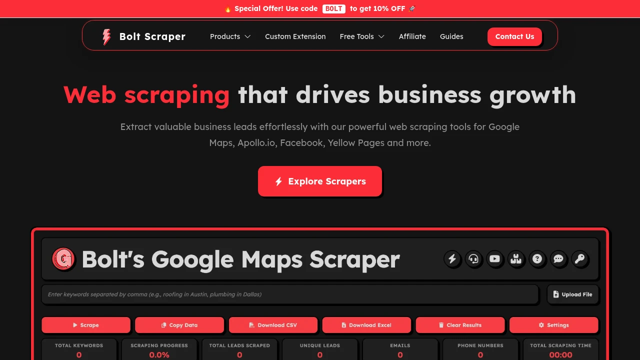 Bolt Scraper