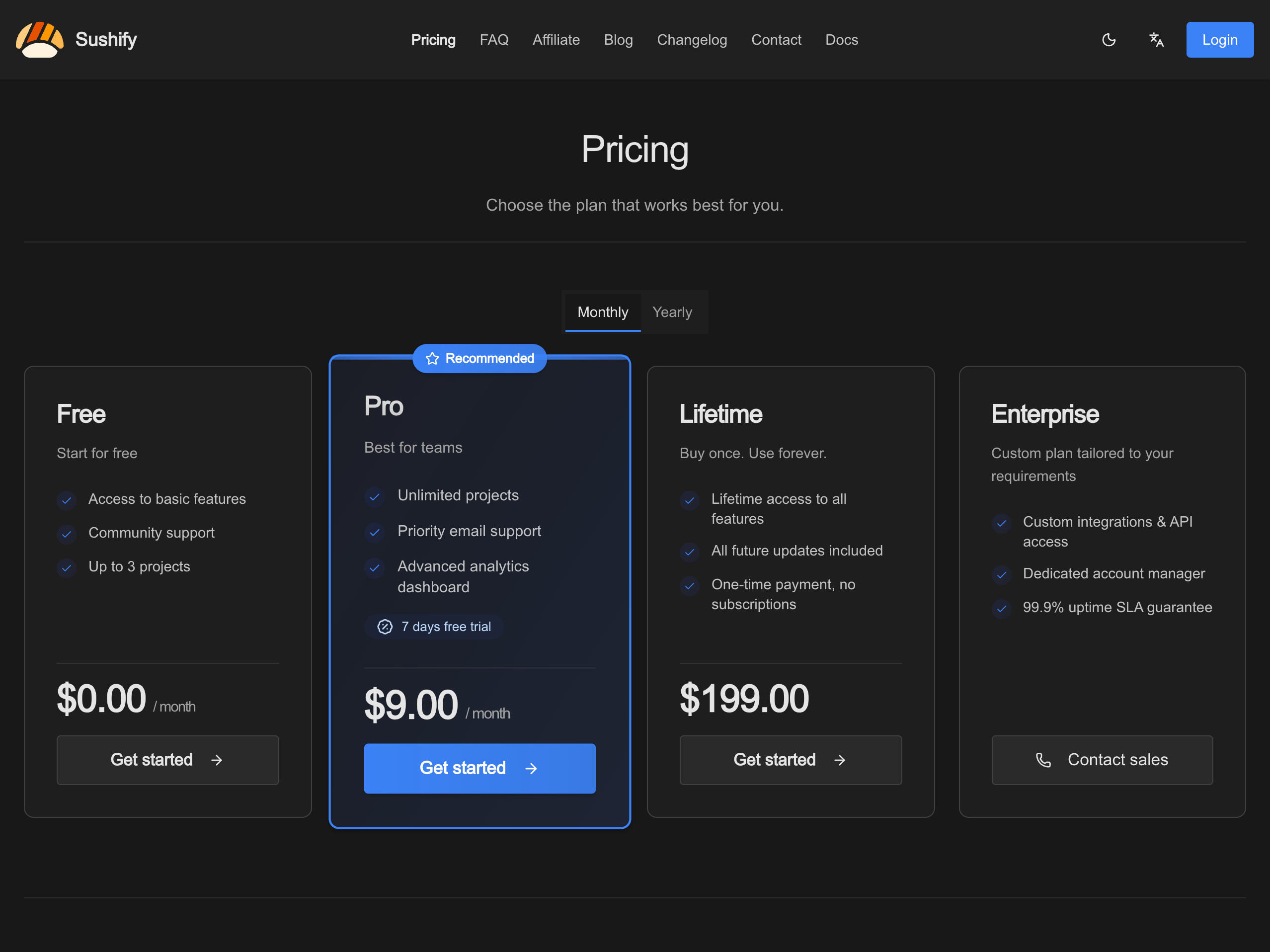 Sushify AI SaaS Starter Kit
