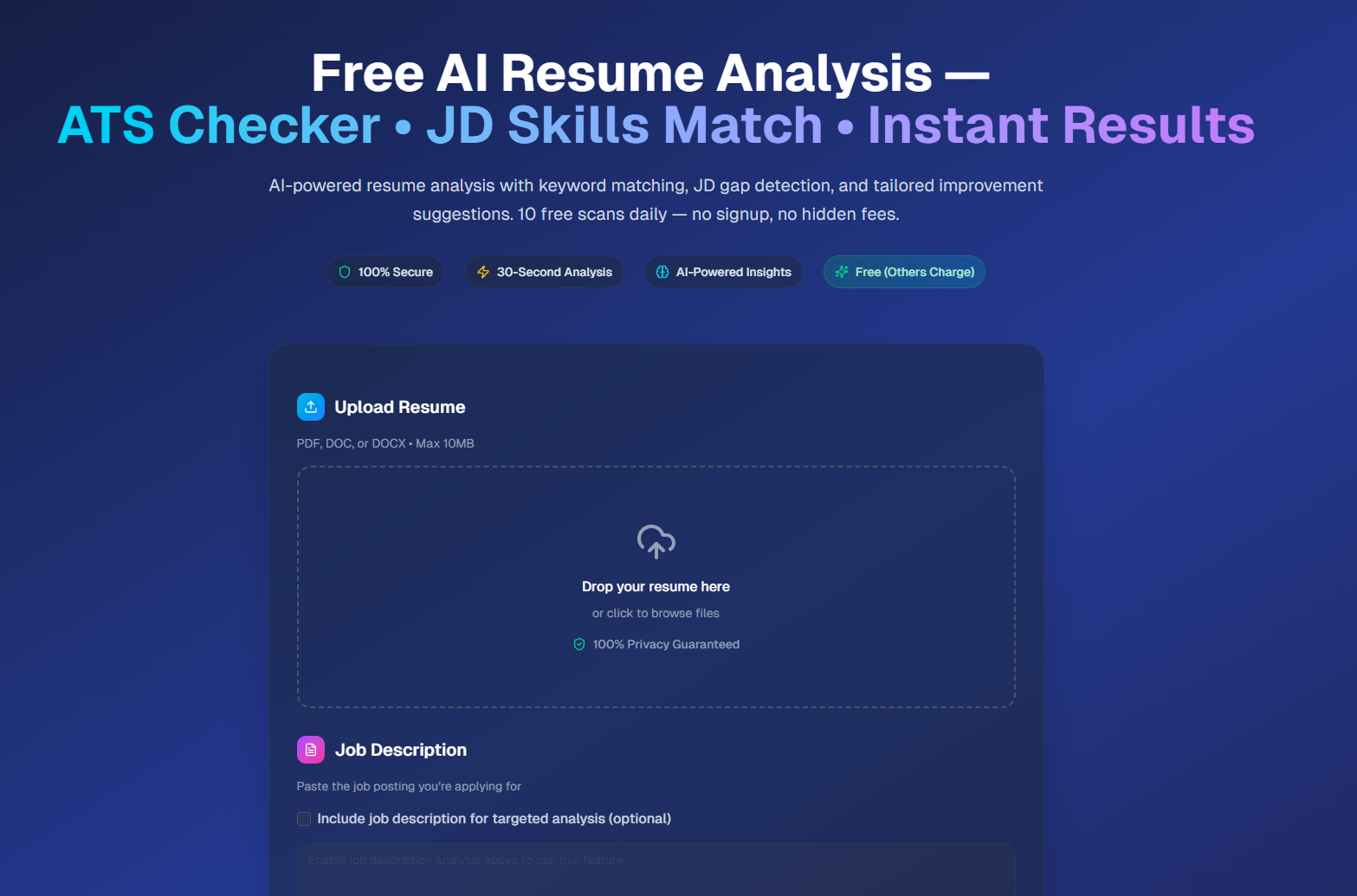 AI ATS Checker