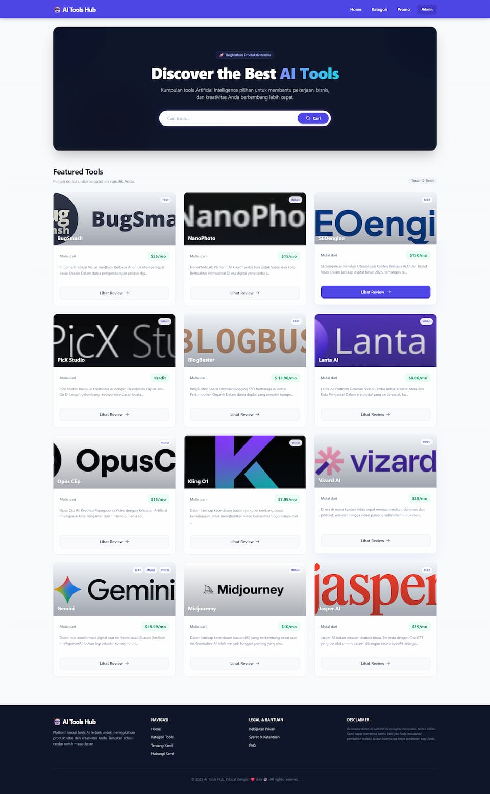 AI Tools Hub