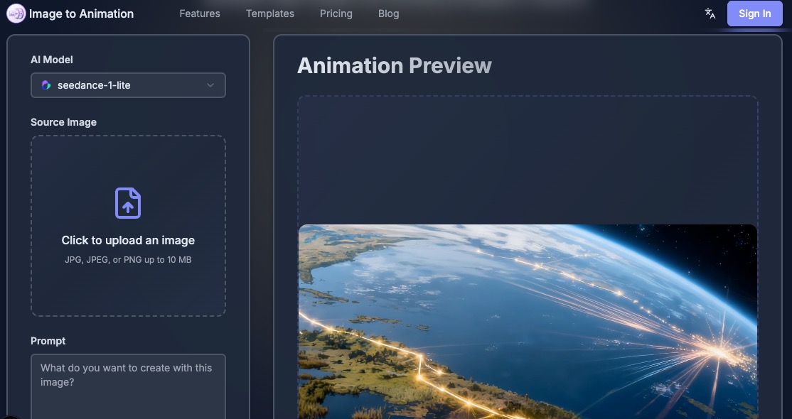 Image to Animation