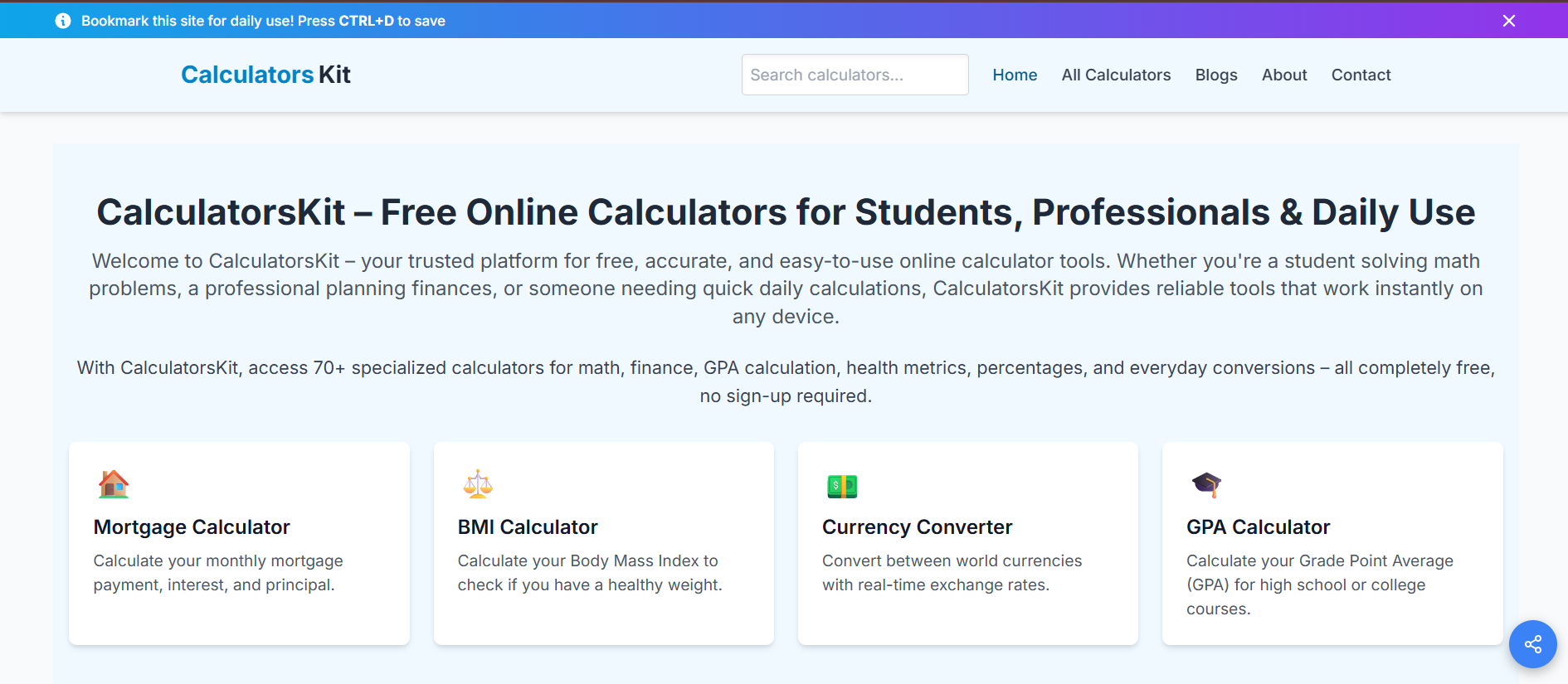 CalculatorsKit