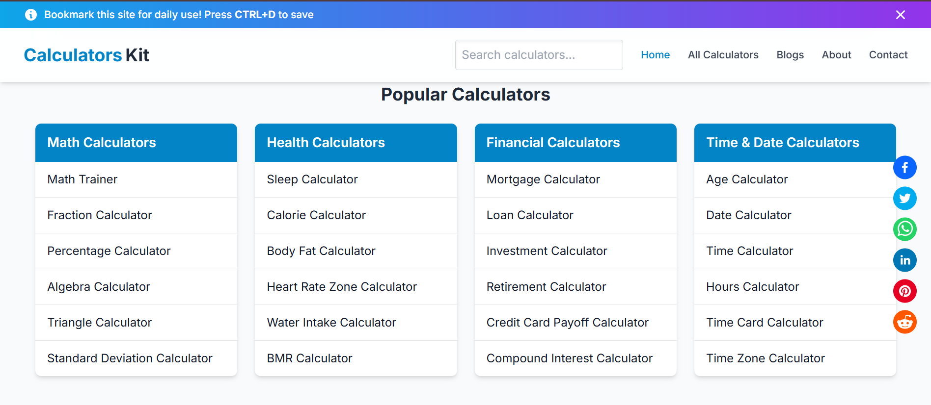 CalculatorsKit