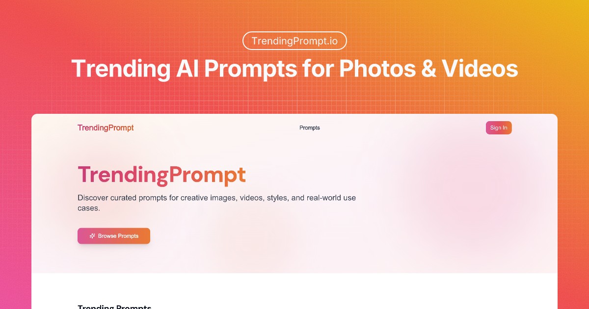 Trending Prompt AI