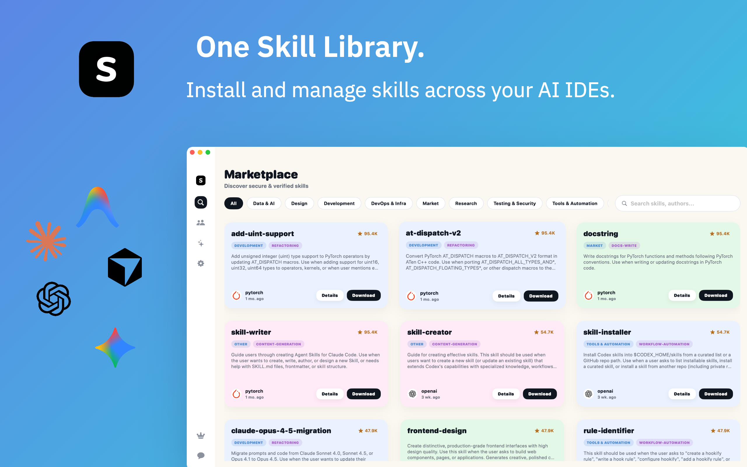 SkillMap: AI Skill manager