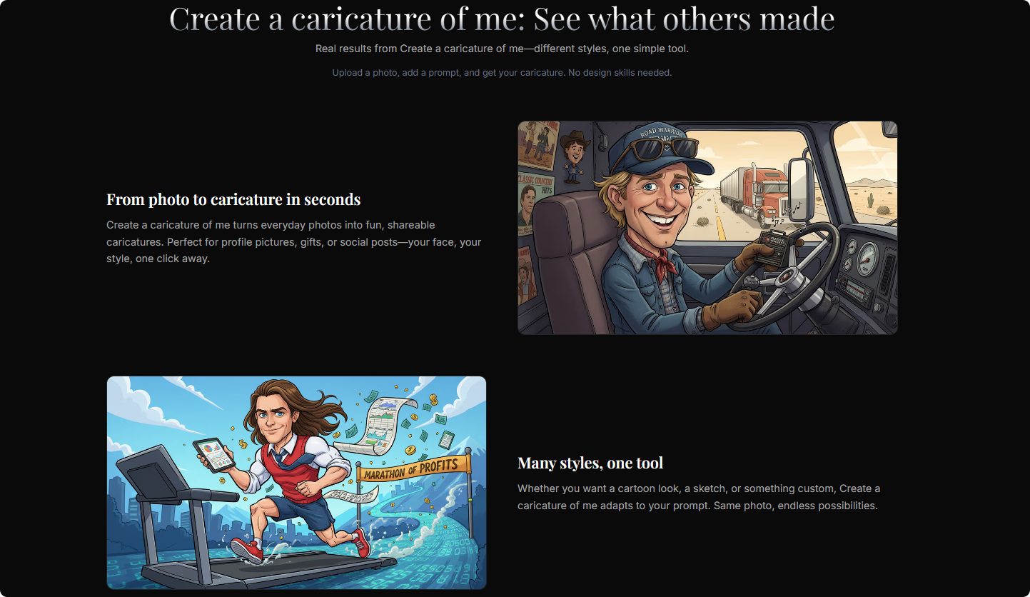 Create a Caricature of Me
