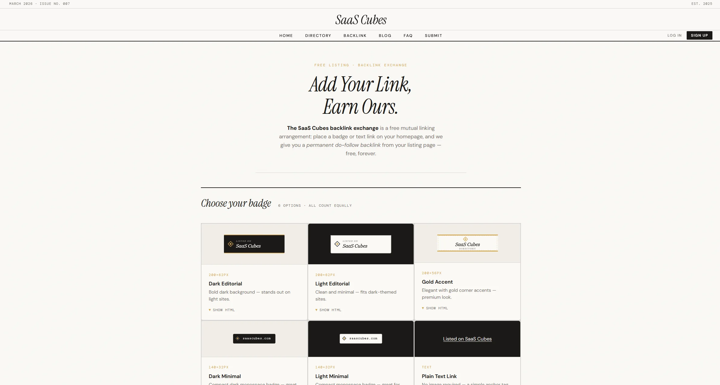SaaS Cubes