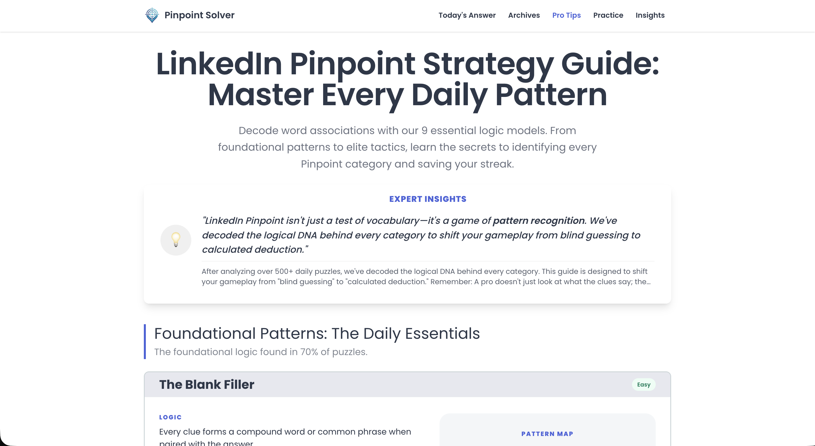 Pinpoint Solver