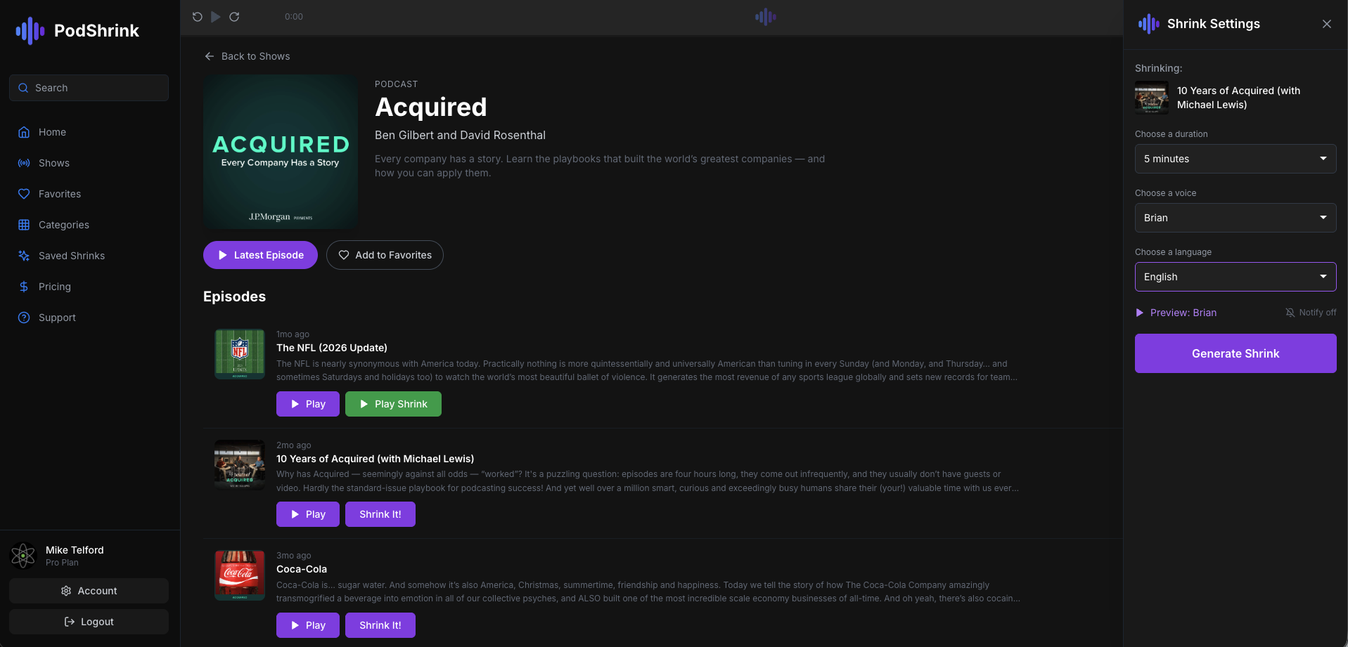 PodShrink