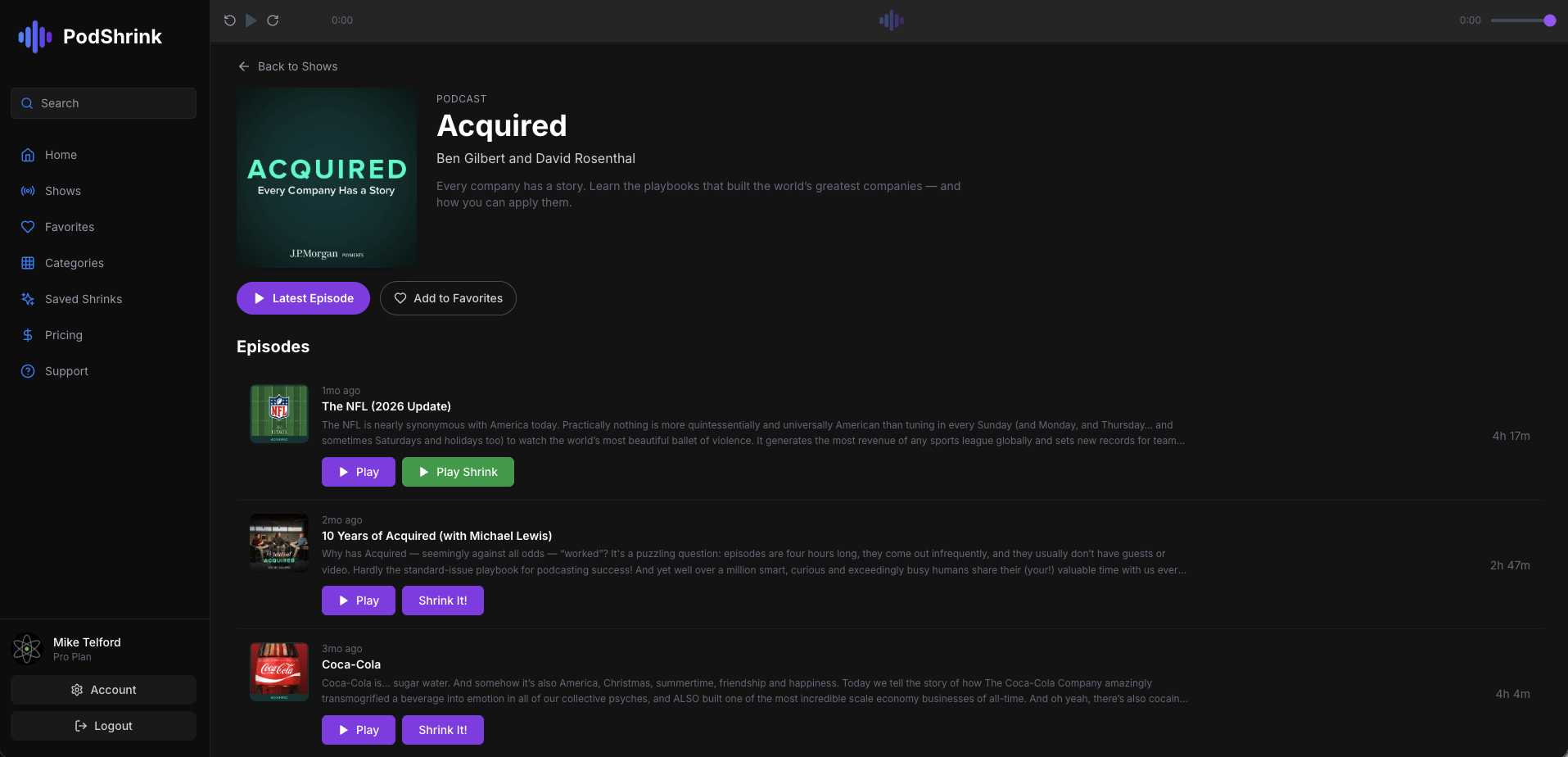 PodShrink