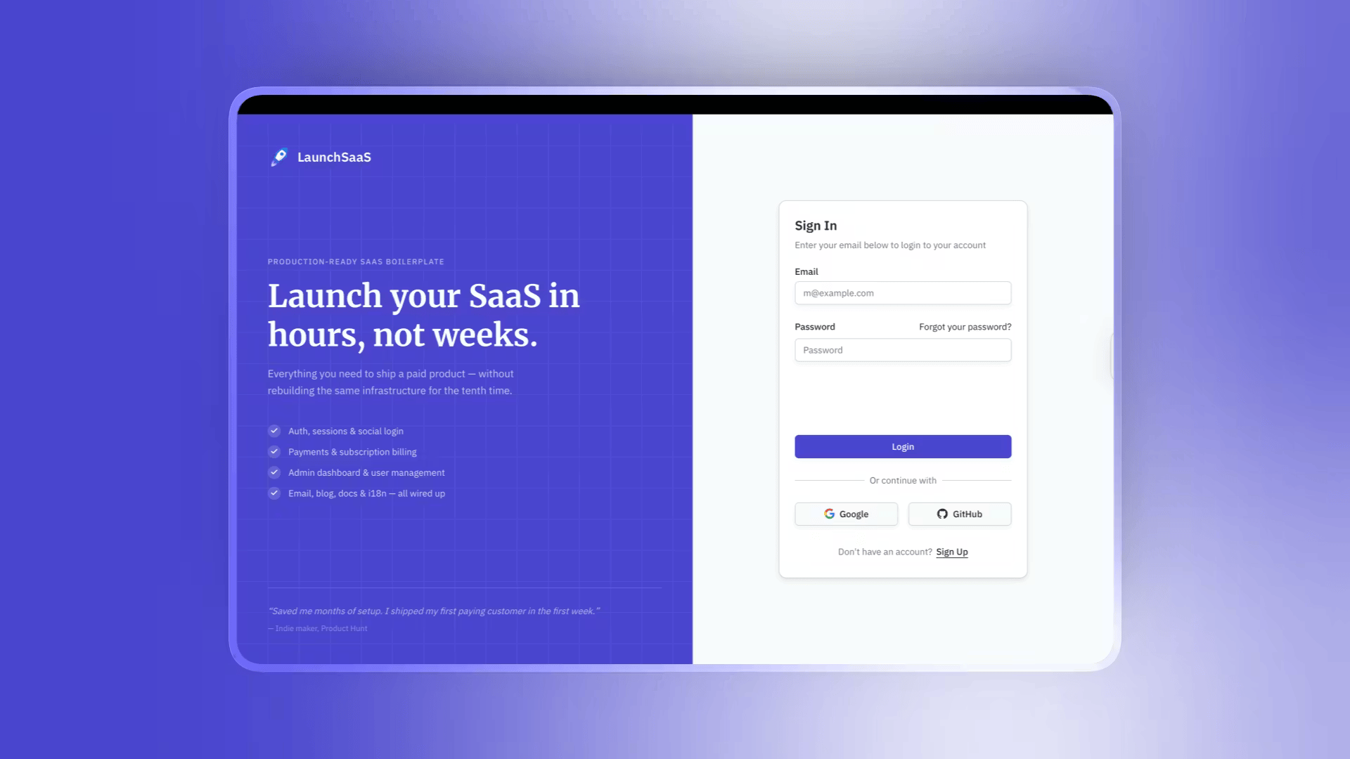 LaunchSaaS