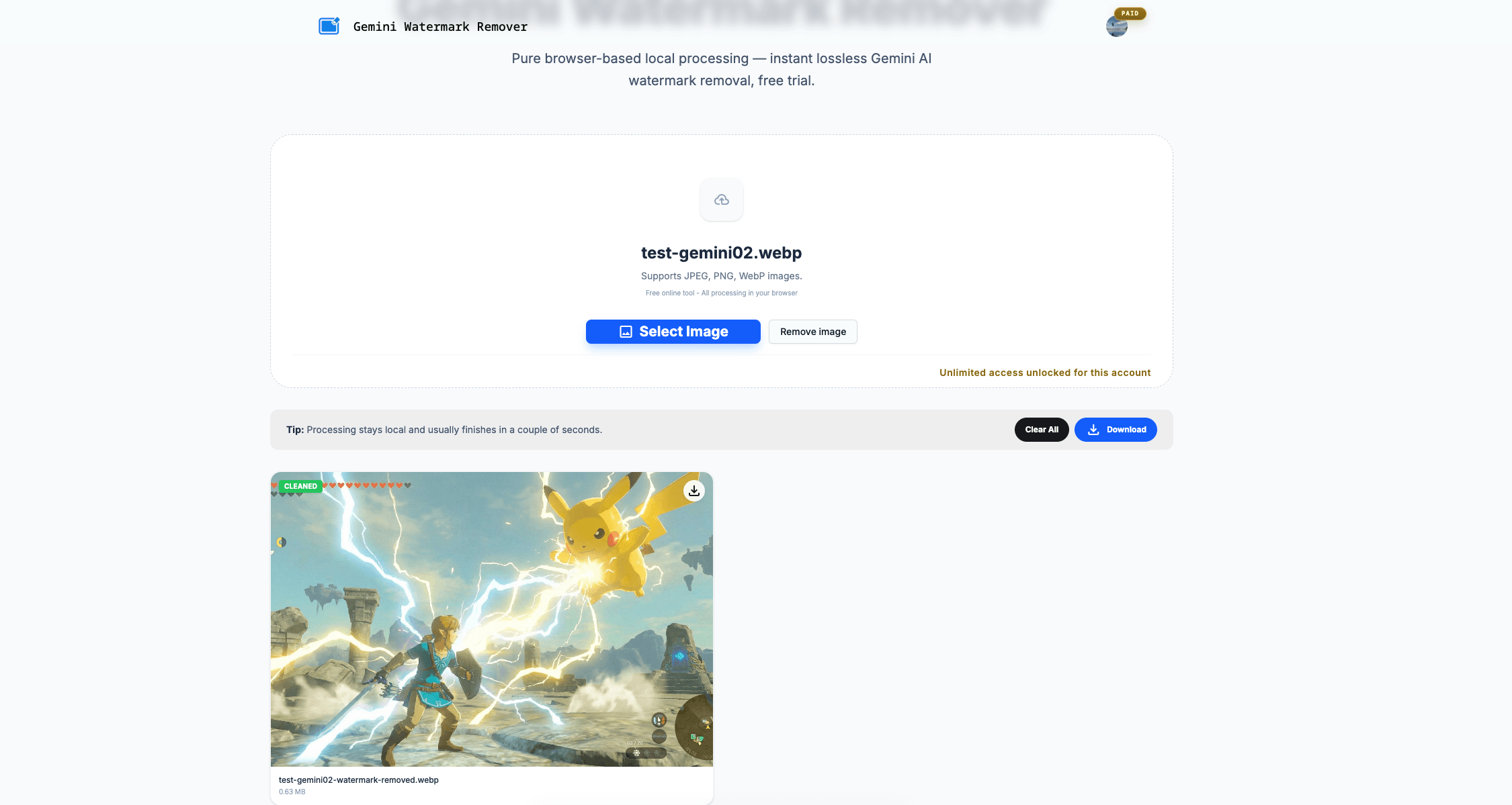 Gemini Watermark Remover
