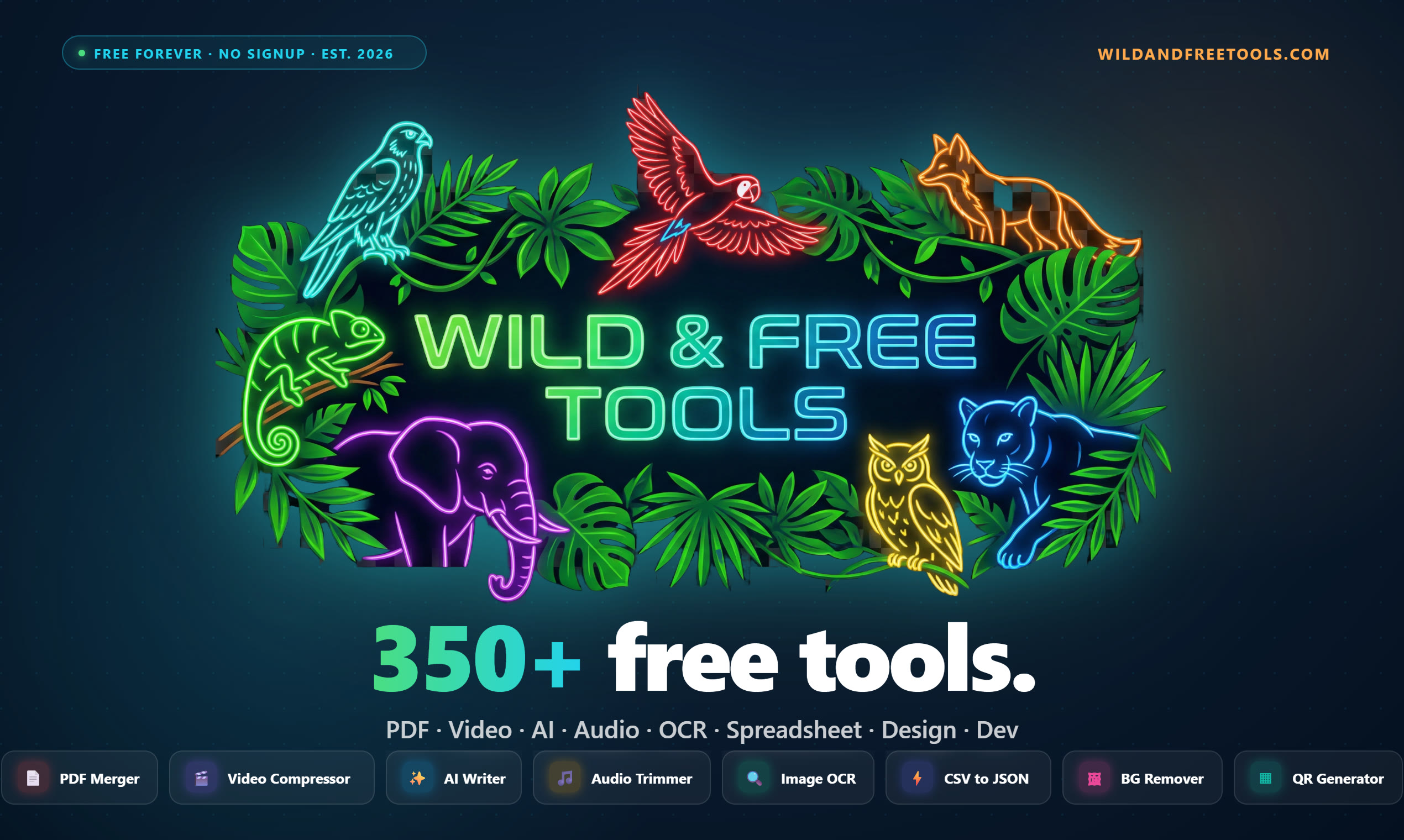 Wild and Free Tools