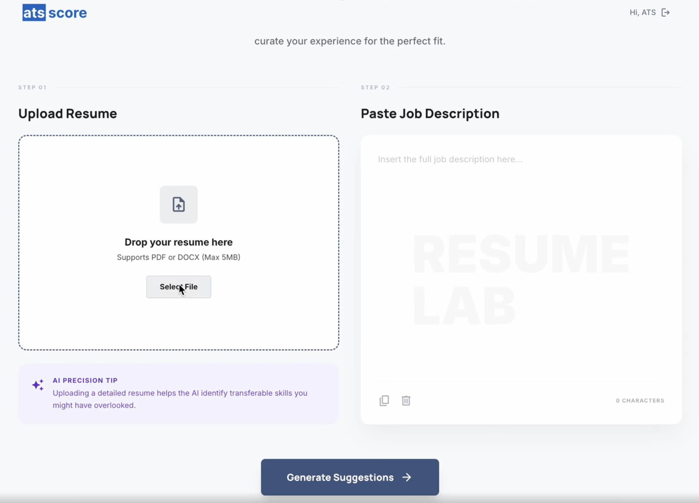Free AI Resume Keywords Checker