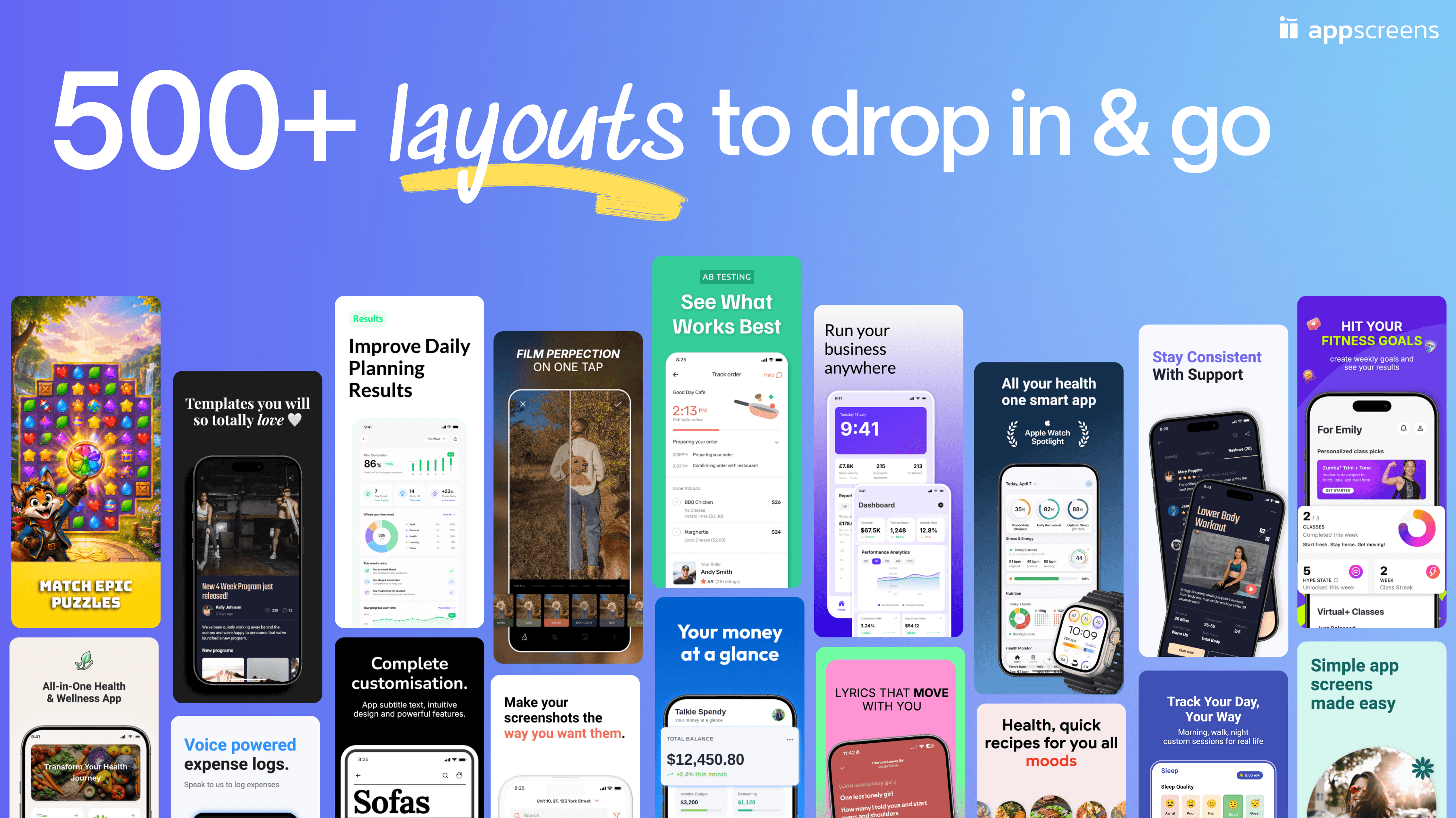 AppScreens