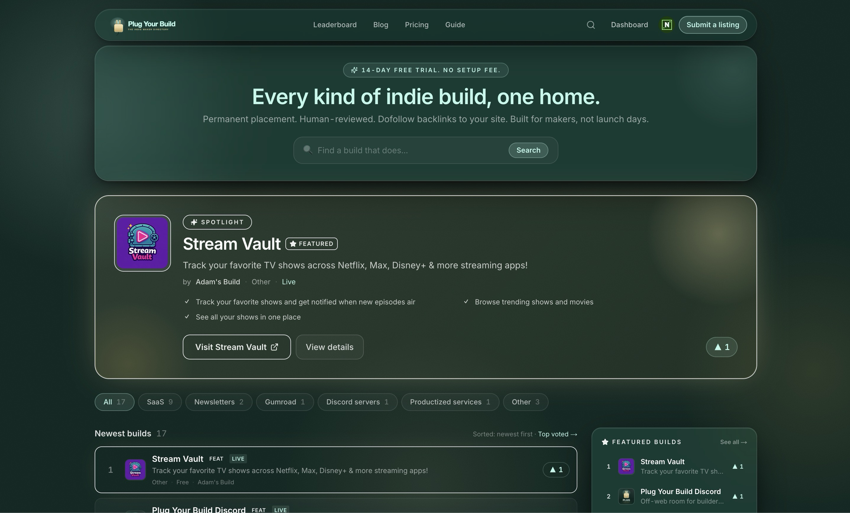 Plug Your Build