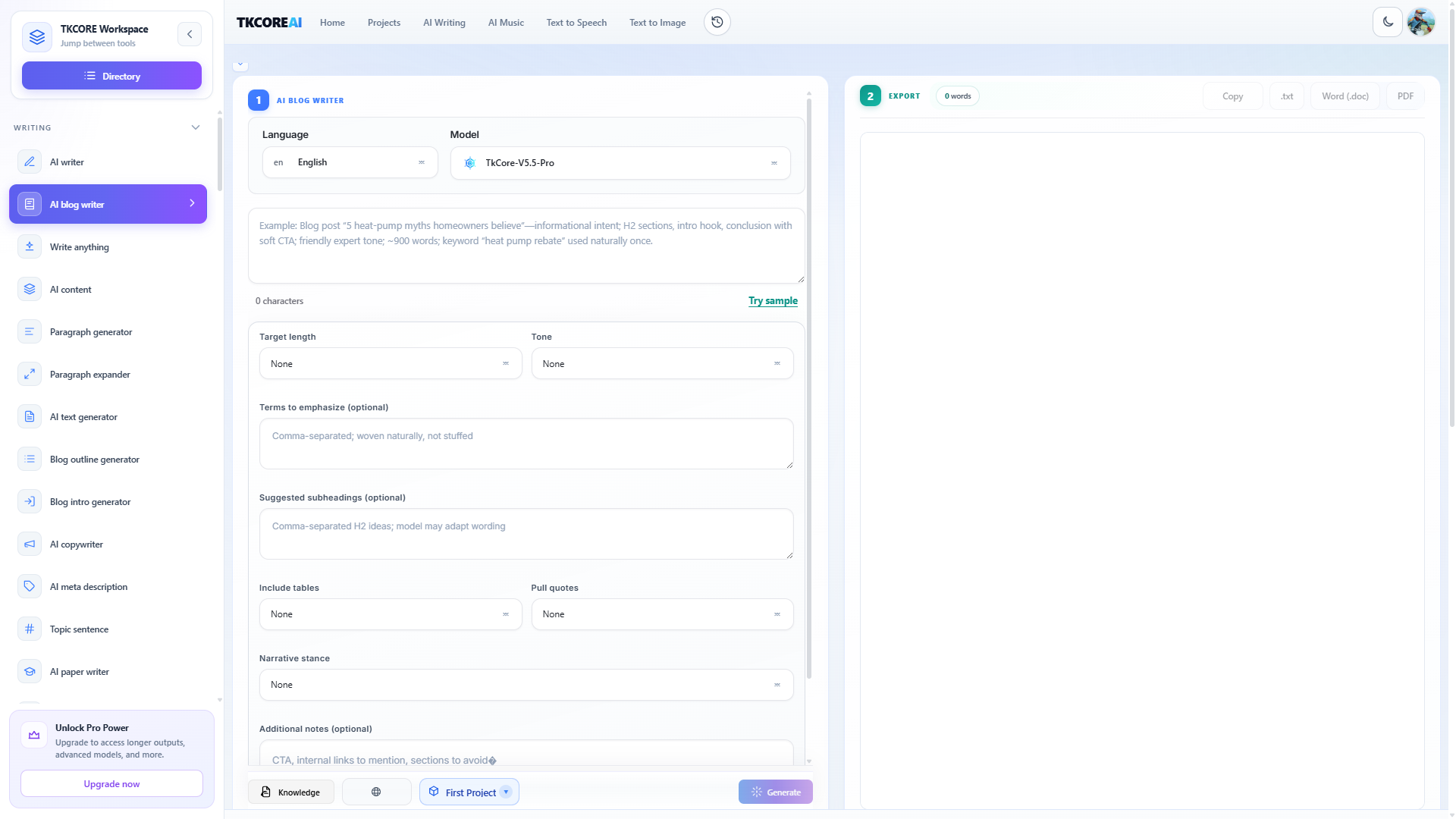 TKCORE AI