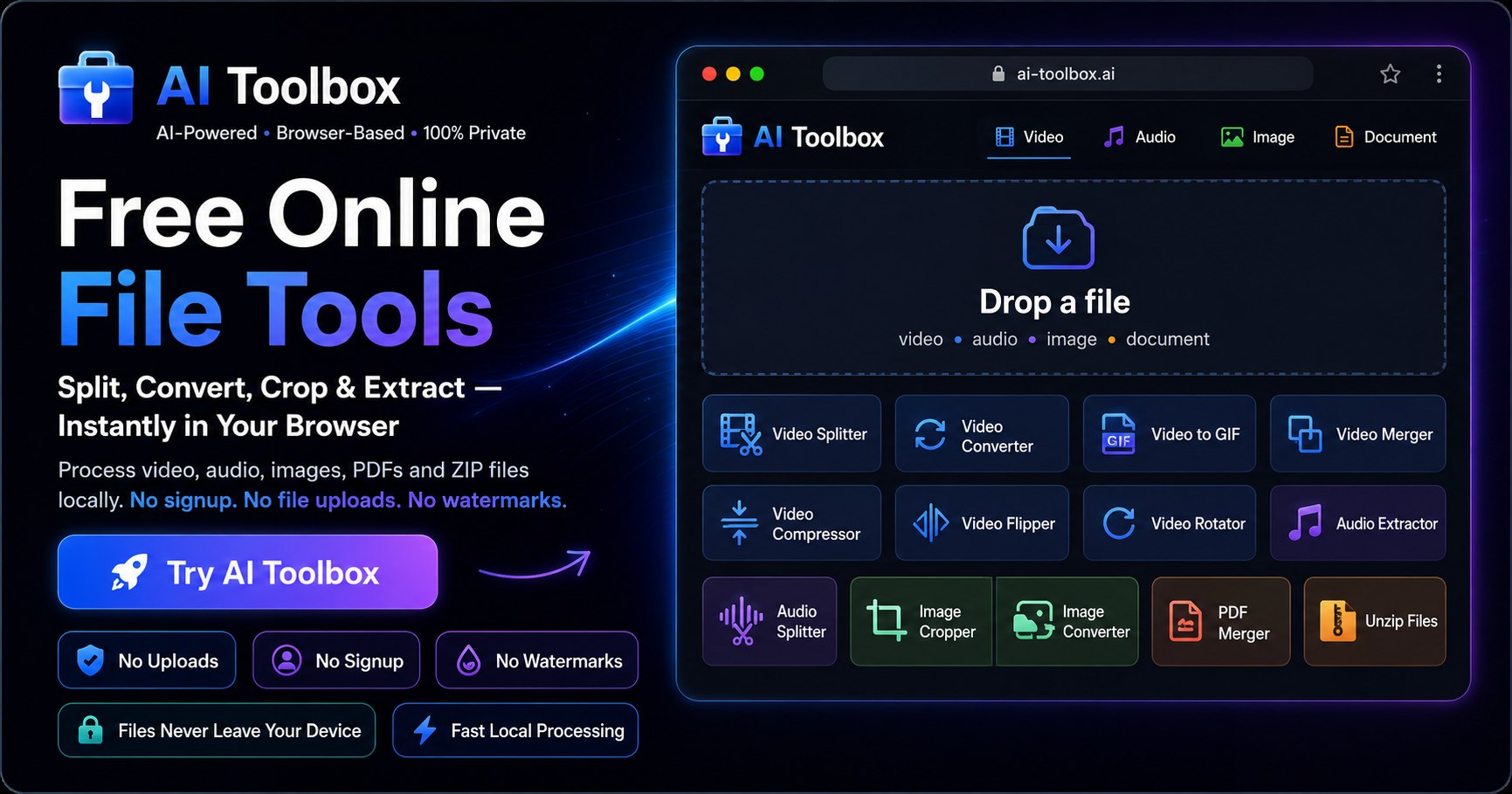 AI Toolbox Video Splitter