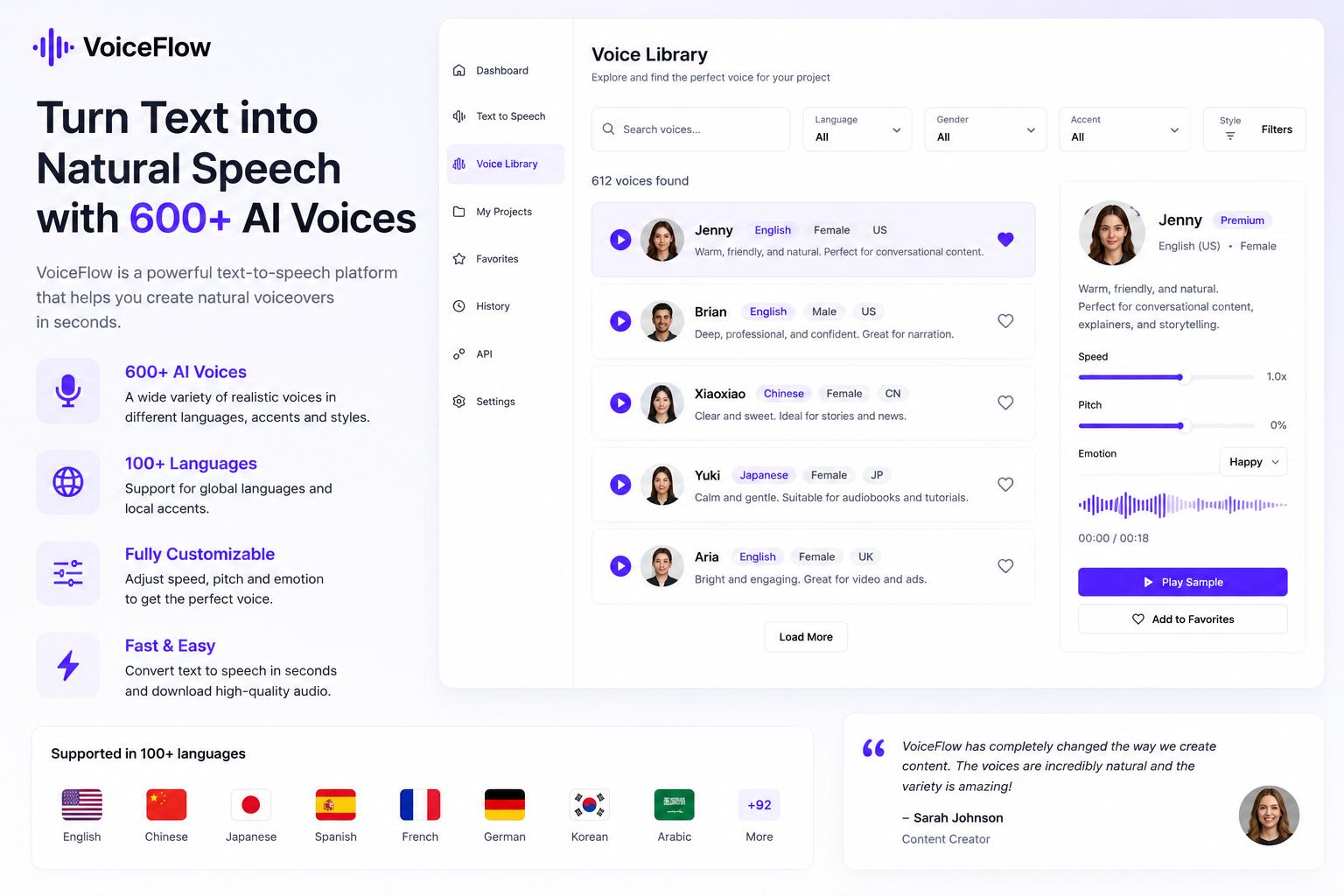 VoiceIndex Text to Speech