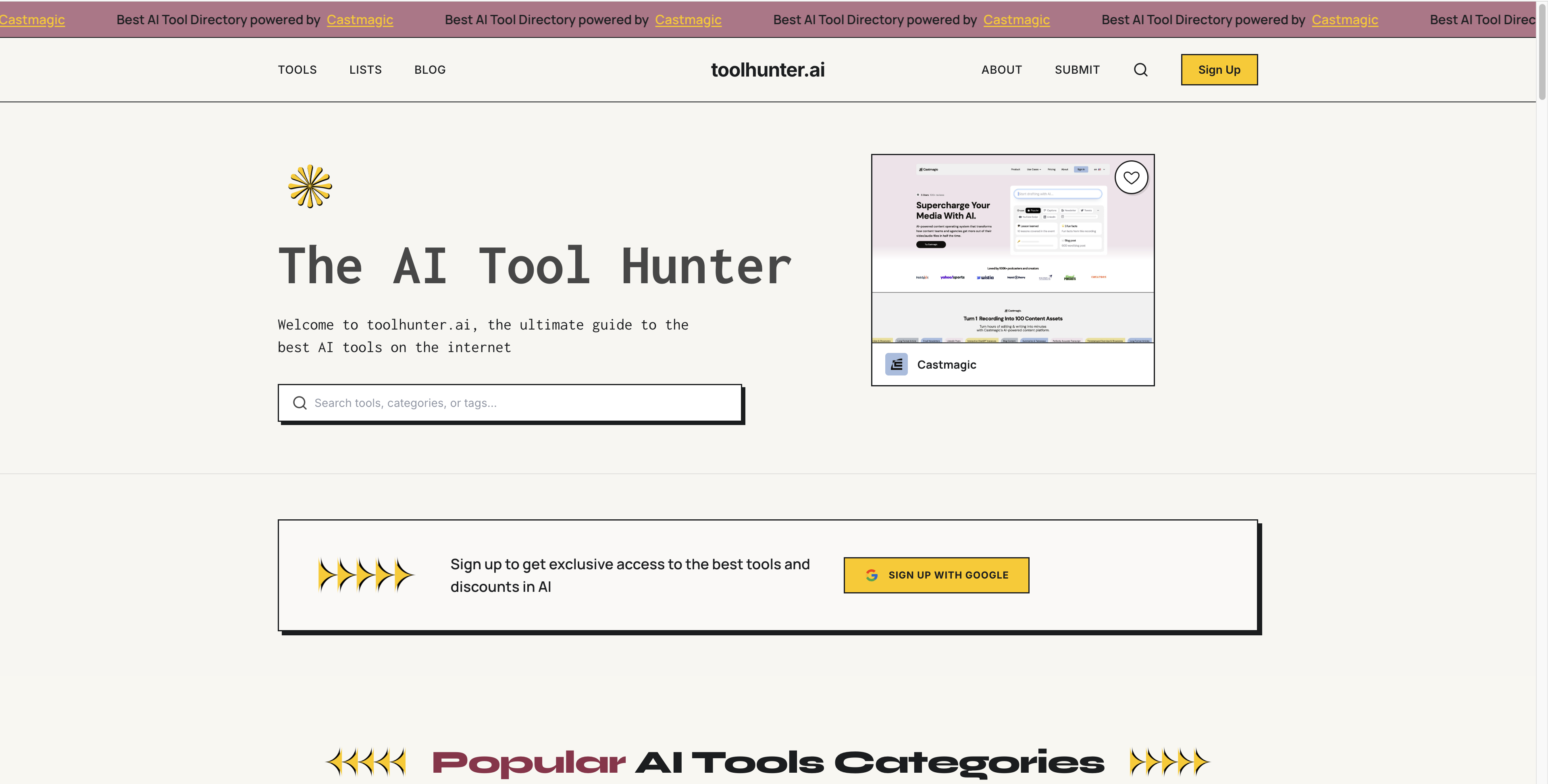 ToolHunter AI