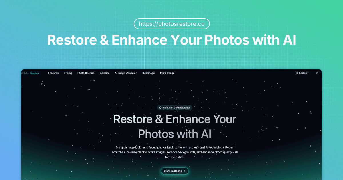 Photos Restore 2025